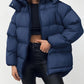 Veste matelassée pour femme, idéale pour les superpositions