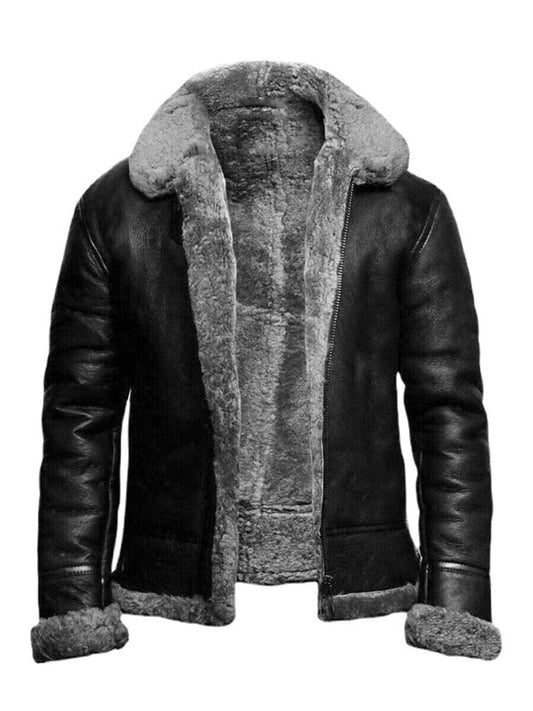 Veste aviateur portée, montrant le style classique et moderne