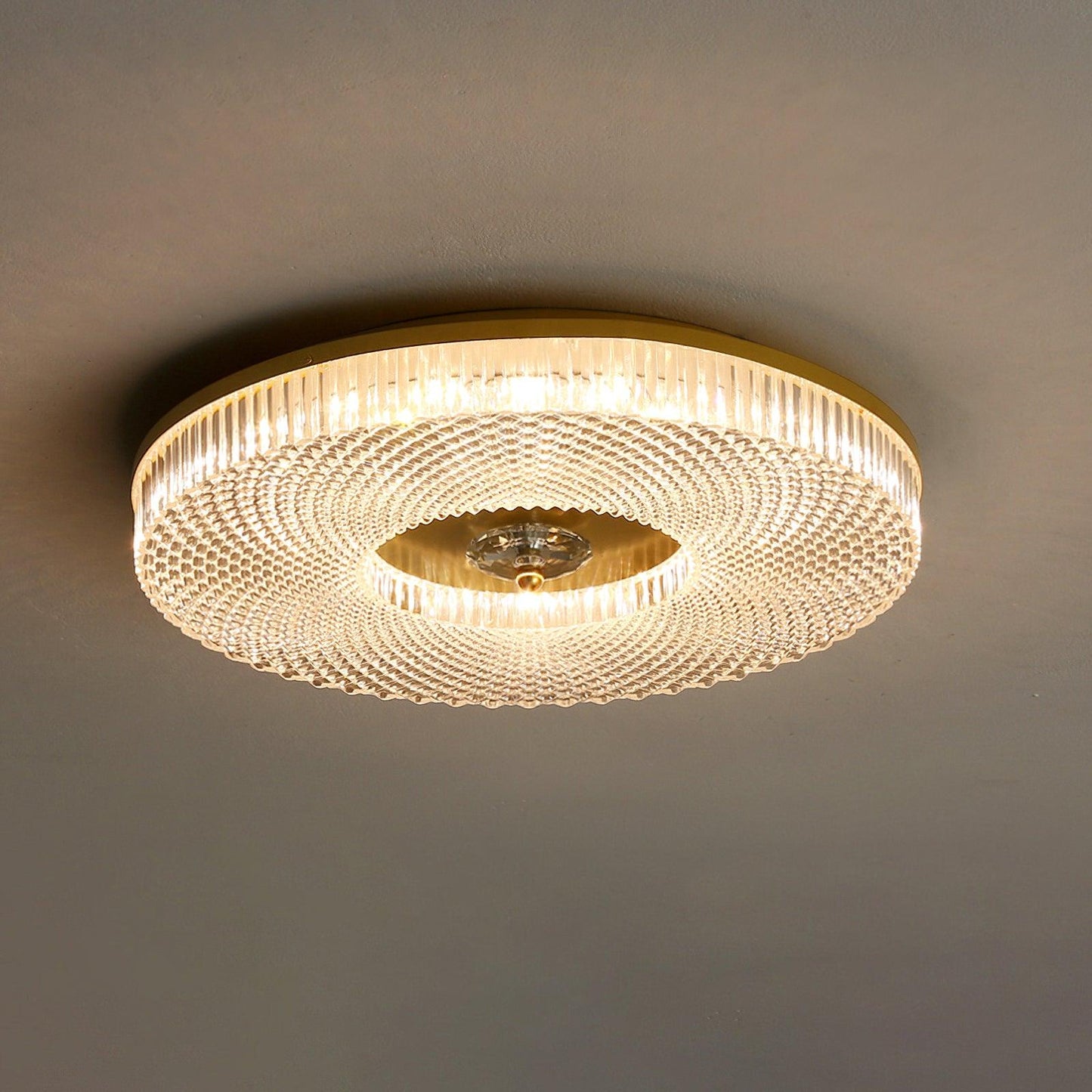 Éclairage LED ajustable du plafonnier, ambiance chaleureuse