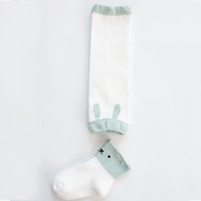 Chaussettes bébé en coton, protection et style coloré
