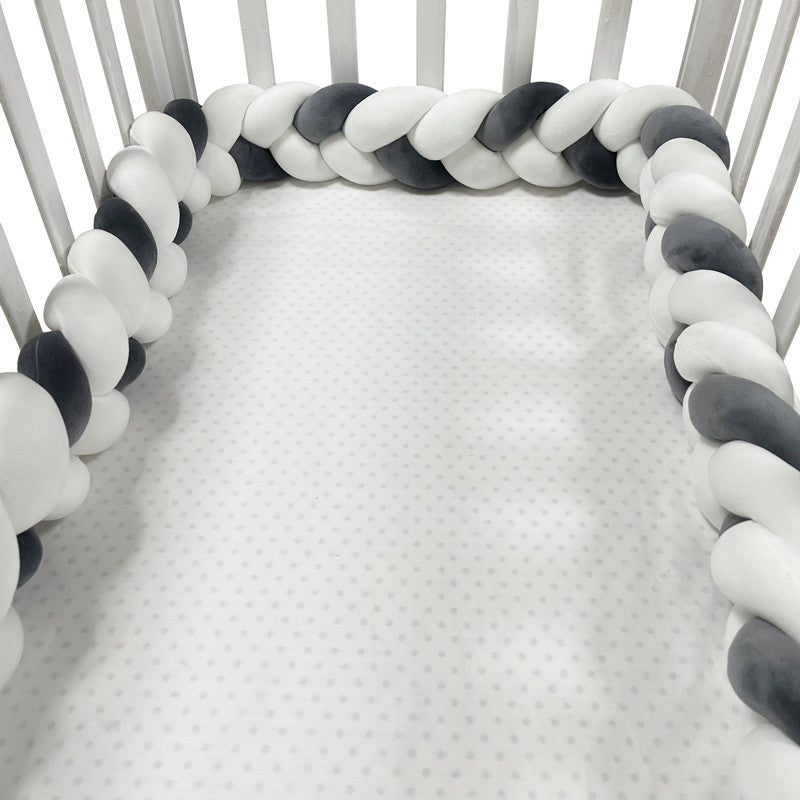 Bumper de Lit Bébé Coton baby bumper ademend katoenmix vue du matériau vue 15