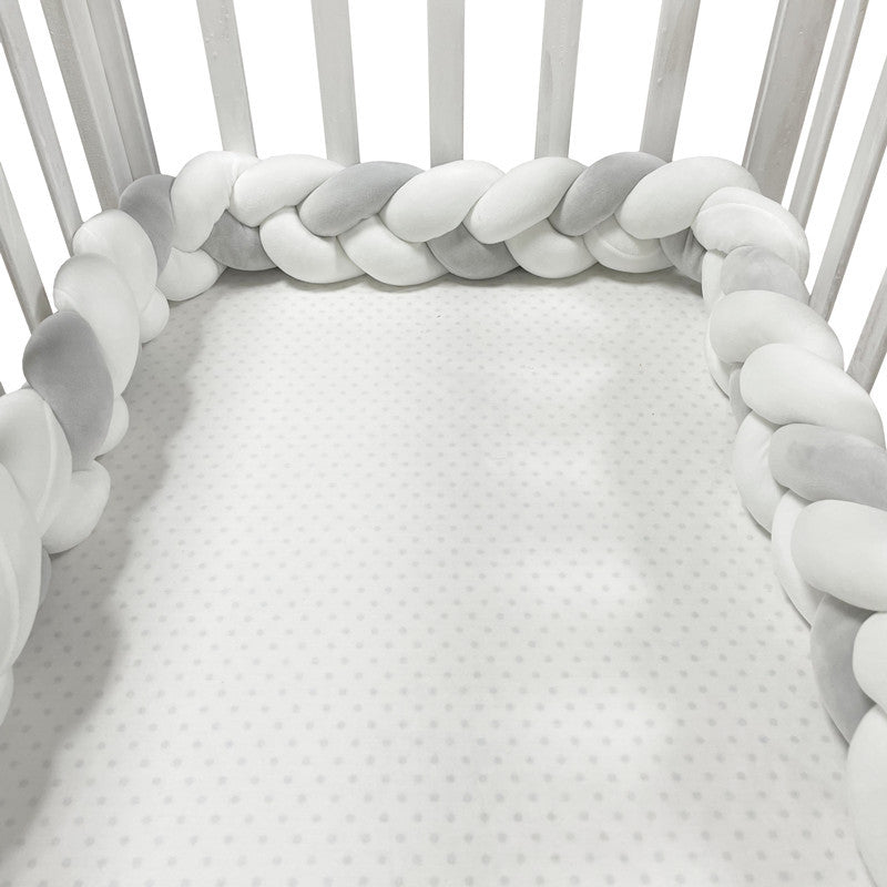 Bumper de Lit Bébé Coton baby bumper ademend katoenmix finitions visibles vue 16