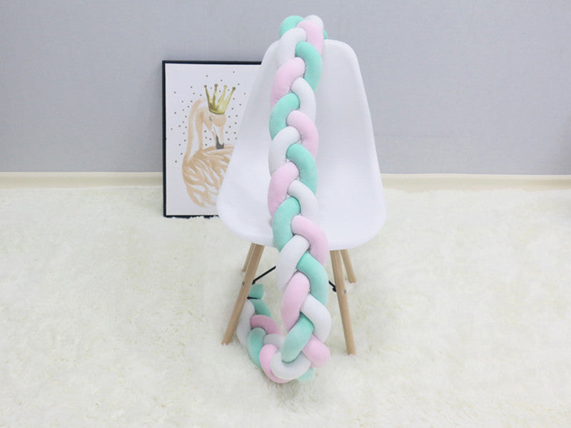 Bumper de Lit Bébé Coton baby bumper ademend katoenmix vue du matériau vue 23