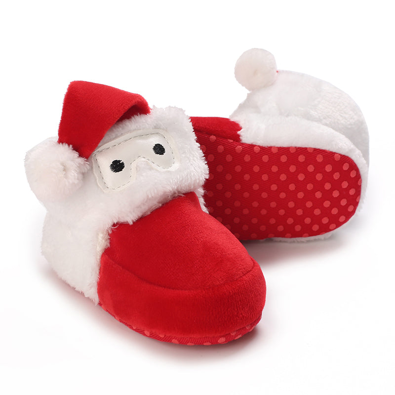 Chaussons Bébé Antidérapants Coton baby pantoffels antislip warm vue de face vue 10