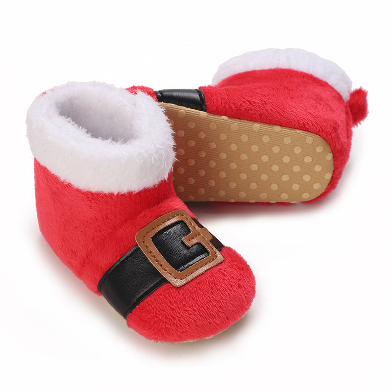 Chaussons Bébé Antidérapants Coton baby pantoffels antislip warm finitions visibles vue 17