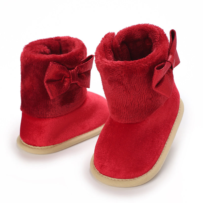Chaussons Bébé Antidérapants Coton baby pantoffels antislip warm vue latérale vue 19