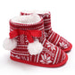 Chaussons Bébé Antidérapants Coton baby pantoffels antislip warm vue du matériau vue 22