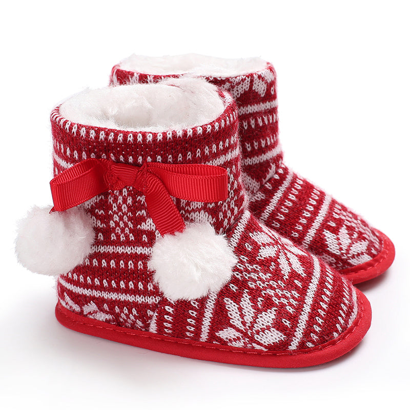 Chaussons Bébé Antidérapants Coton baby pantoffels antislip warm vue du matériau vue 22