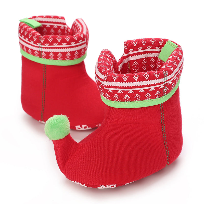 Chaussons Bébé Antidérapants Coton baby pantoffels antislip warm finitions visibles vue 25