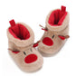 Chaussons Bébé Antidérapants Coton baby pantoffels antislip warm vue latérale