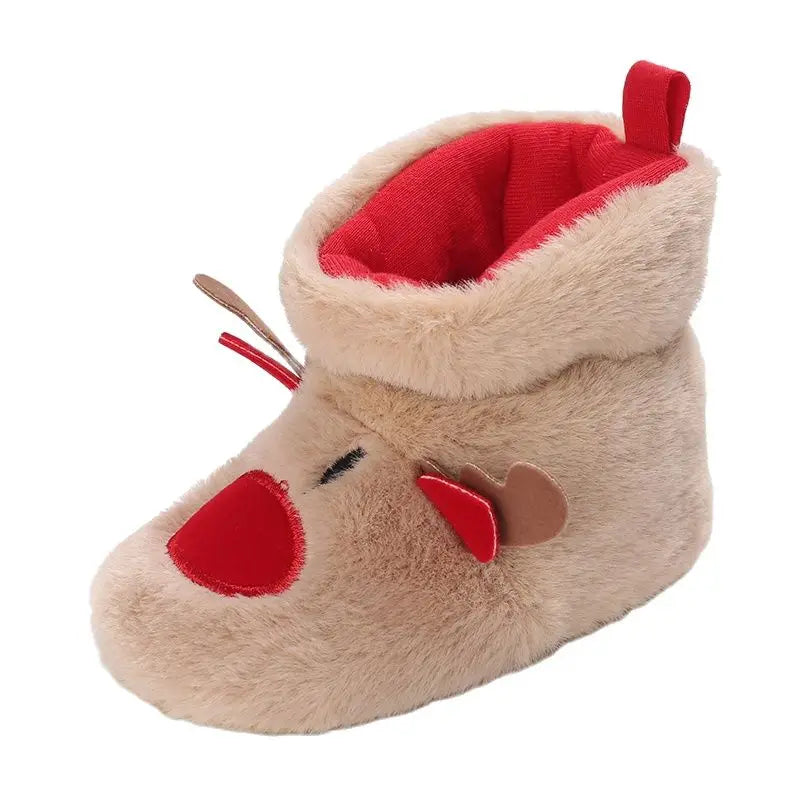 Chaussons Bébé Antidérapants Coton baby pantoffels antislip warm vue de détail
