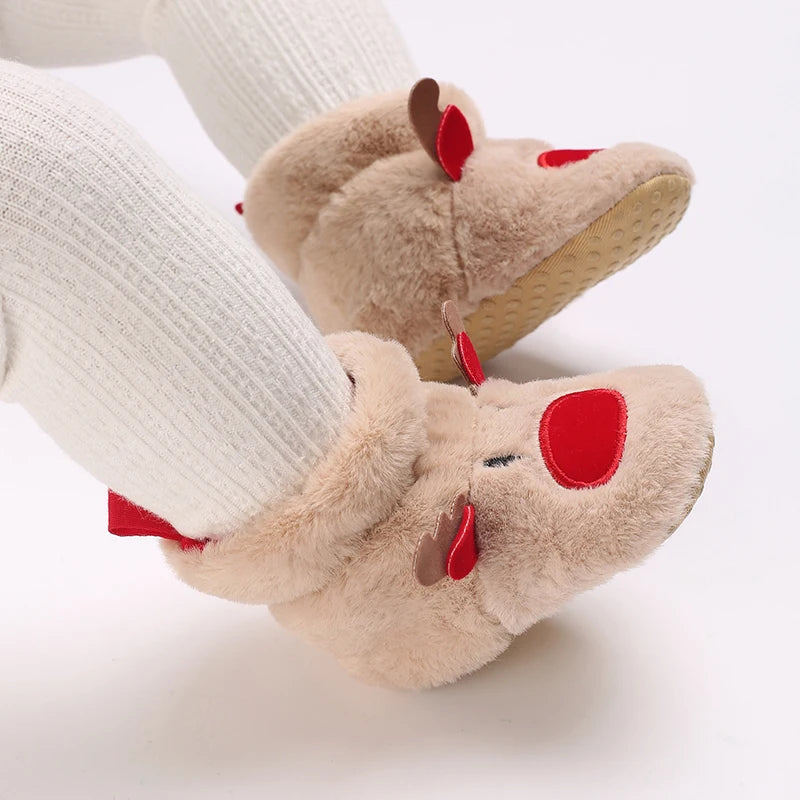 Chaussons Bébé Antidérapants Coton baby pantoffels antislip warm vue rapprochée