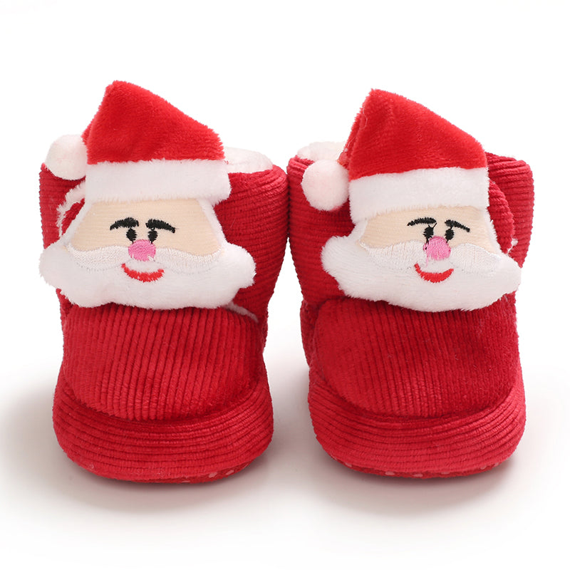 Chaussons Bébé Antidérapants Coton baby pantoffels antislip warm vue du matériau