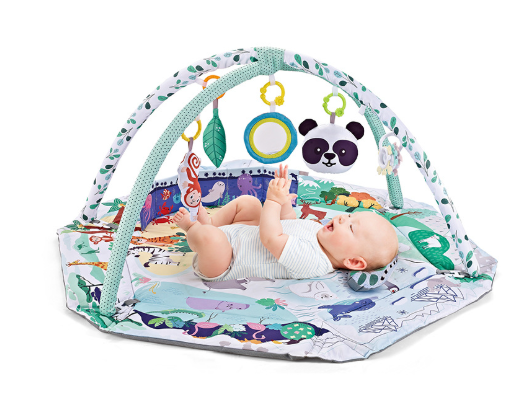 Tapis de jeu multifonctionnel pour bébé avec boîte à balles intégrée