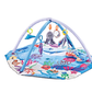 Tapis de jeu coloré pour bébé avec miroir et hochet inclus