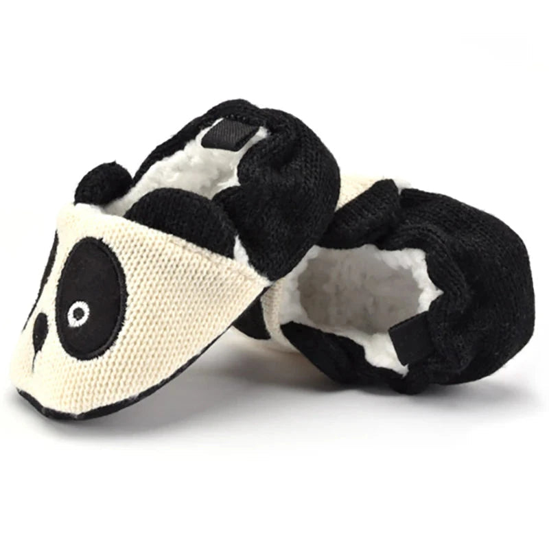 Chaussons bébé multicolores avec semelles sécurisées