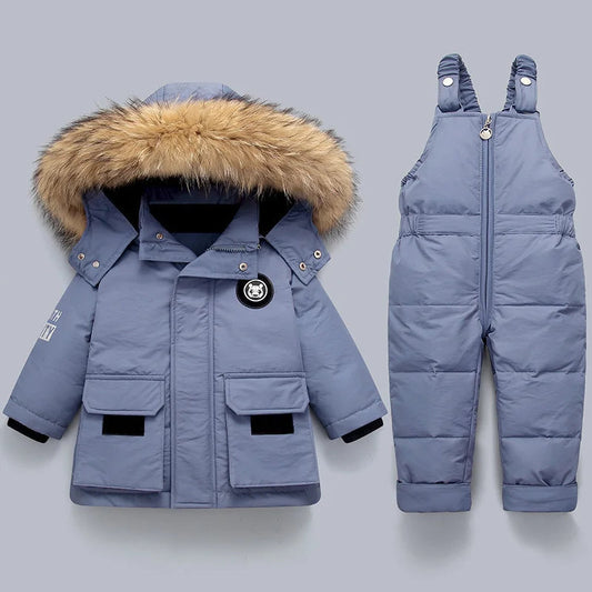 Combinaison bébé chaude et confortable pour le froid