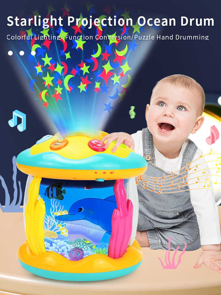 Projecteur portable avec lumière douce et sons naturels
