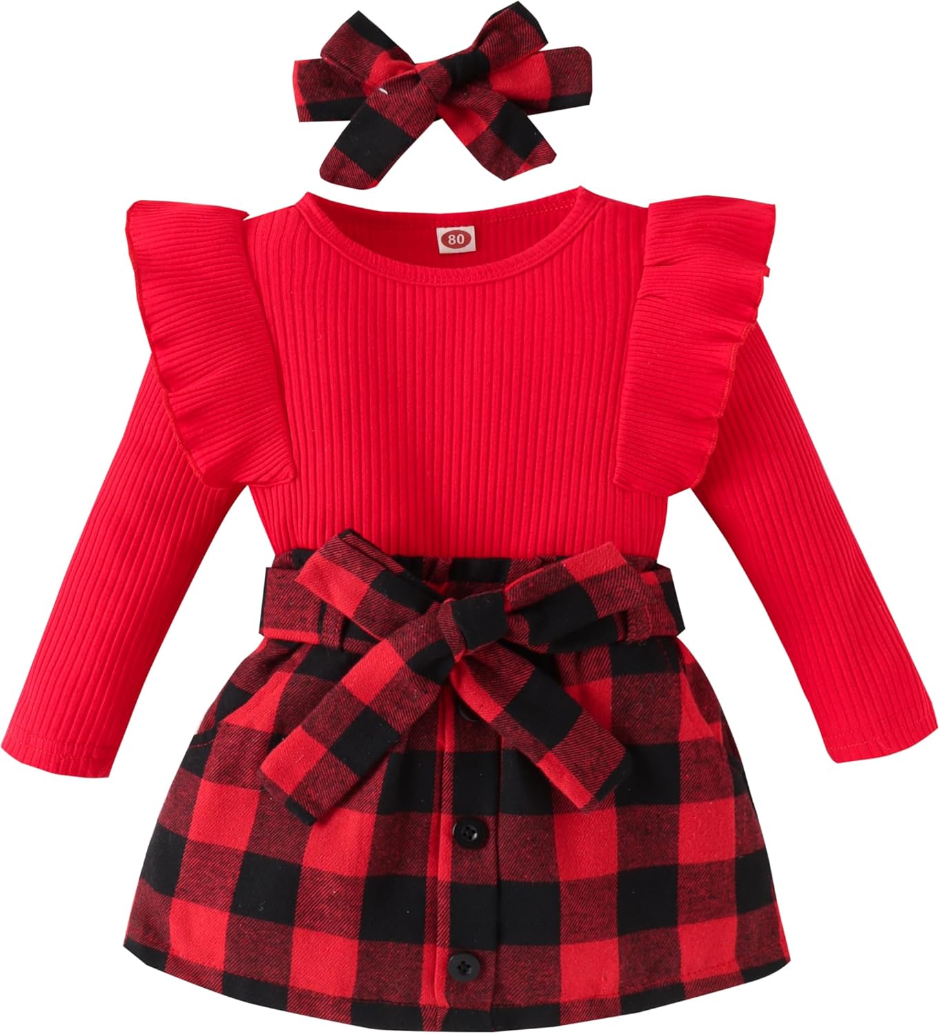 Jupe tricotée pour bébé avec motif élégant