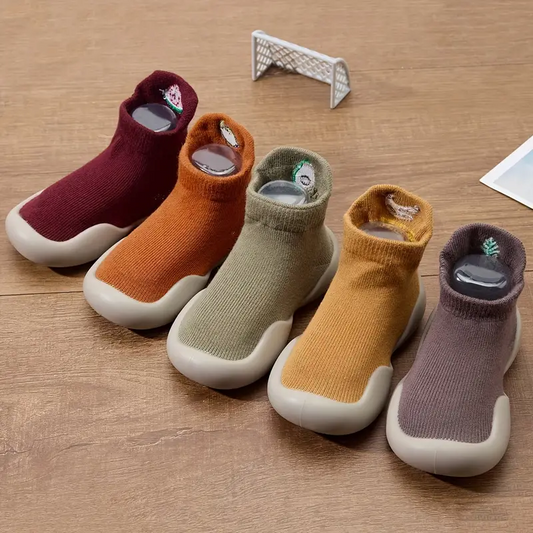 Chaussures bébé légères, tissu doux et extensible