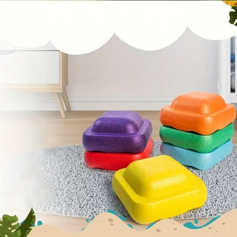 Enfants collaborant pour créer un parcours complexe