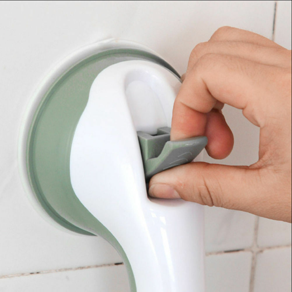 Barre repositionnable montrée dans une salle de bain élégante