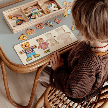 Ensemble complet de puzzle d'habillage avec accessoires