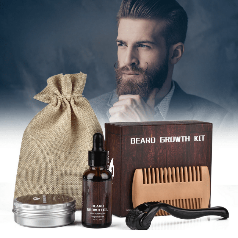 Baume à barbe et peigne en bois pour un entretien facile