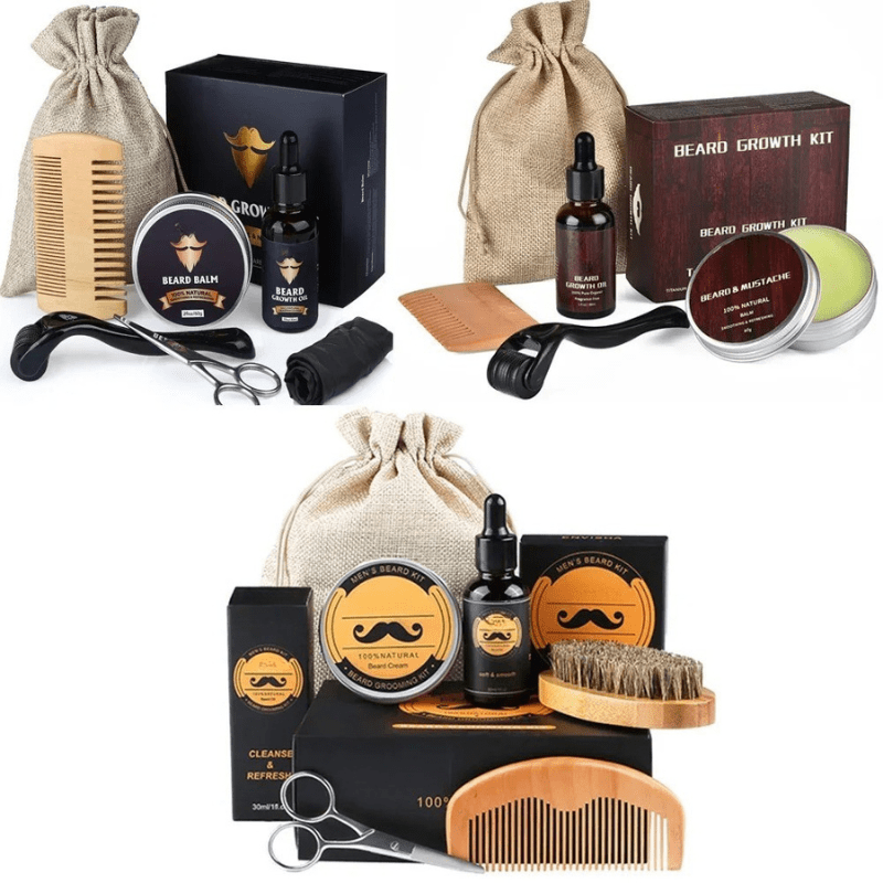 Ensemble complet de soins pour une barbe plus dense