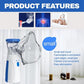 Inhalateur à vapeur portable avec embout buccal et réservoir visible
