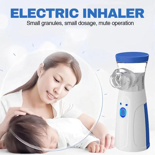 Gros plan sur le réservoir de l'inhalateur, facile à remplir