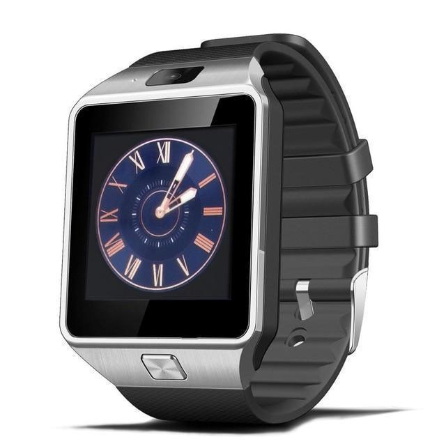 Montre en mode contrôle de la musique avec icônes visibles