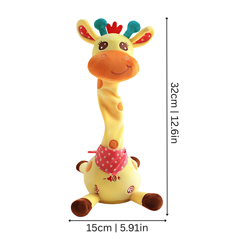 Jouet girafe interactif dansant avec lumières et musique