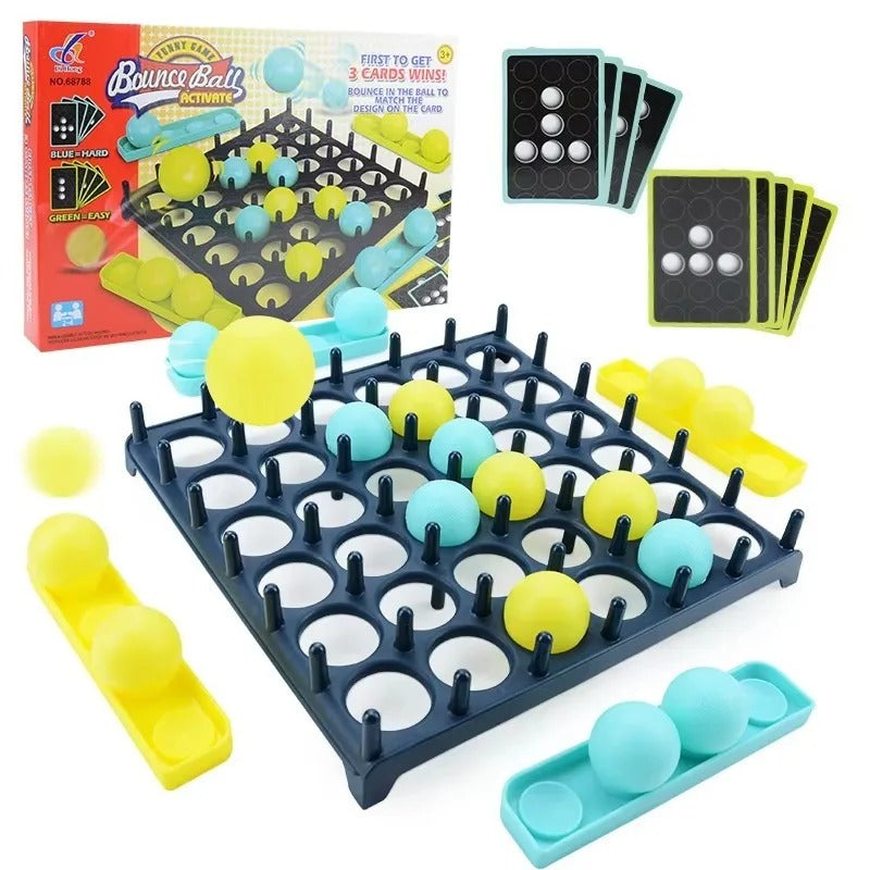 Plateau de jeu avec cartes à motifs circulaires visibles