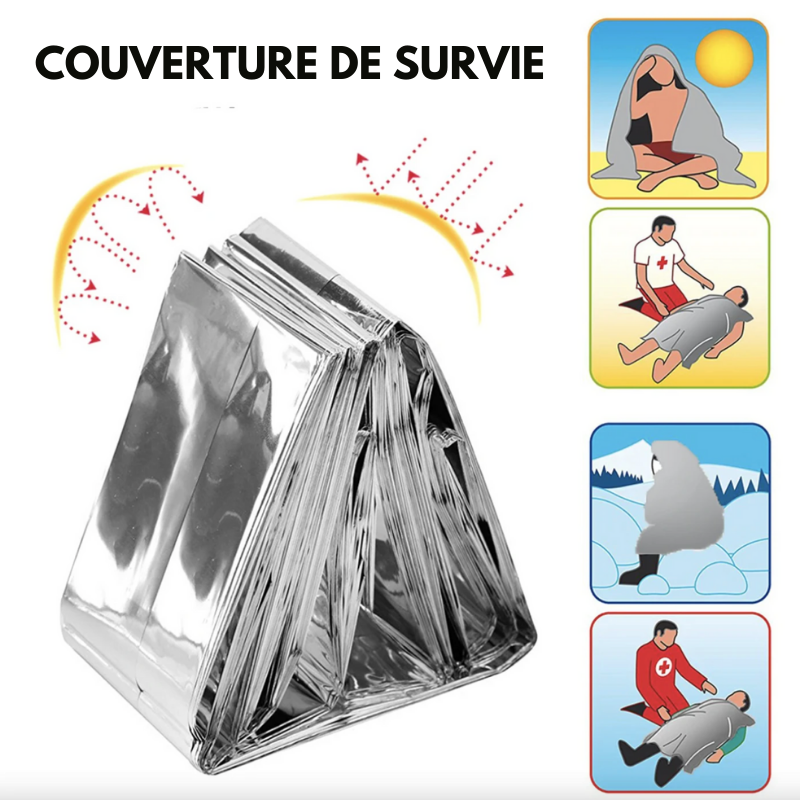 Boussole phosphorescente avec détails des graduations