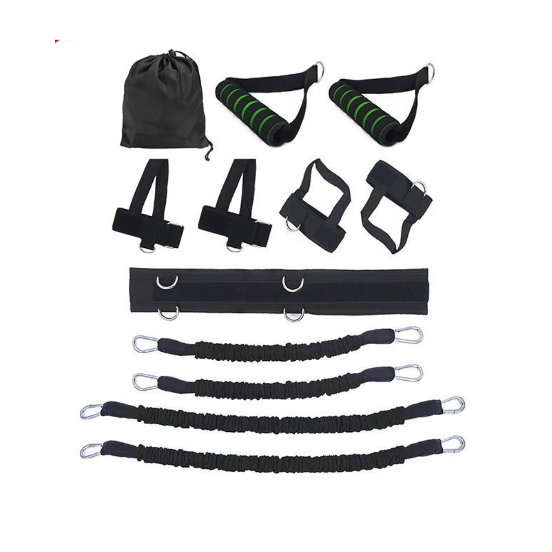 Ensemble de boxe avec bandes de résistance et accessoires