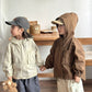 Détail des manches élastiques de la veste parka pour enfants