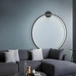 Applique murale LED installée dans un salon moderne