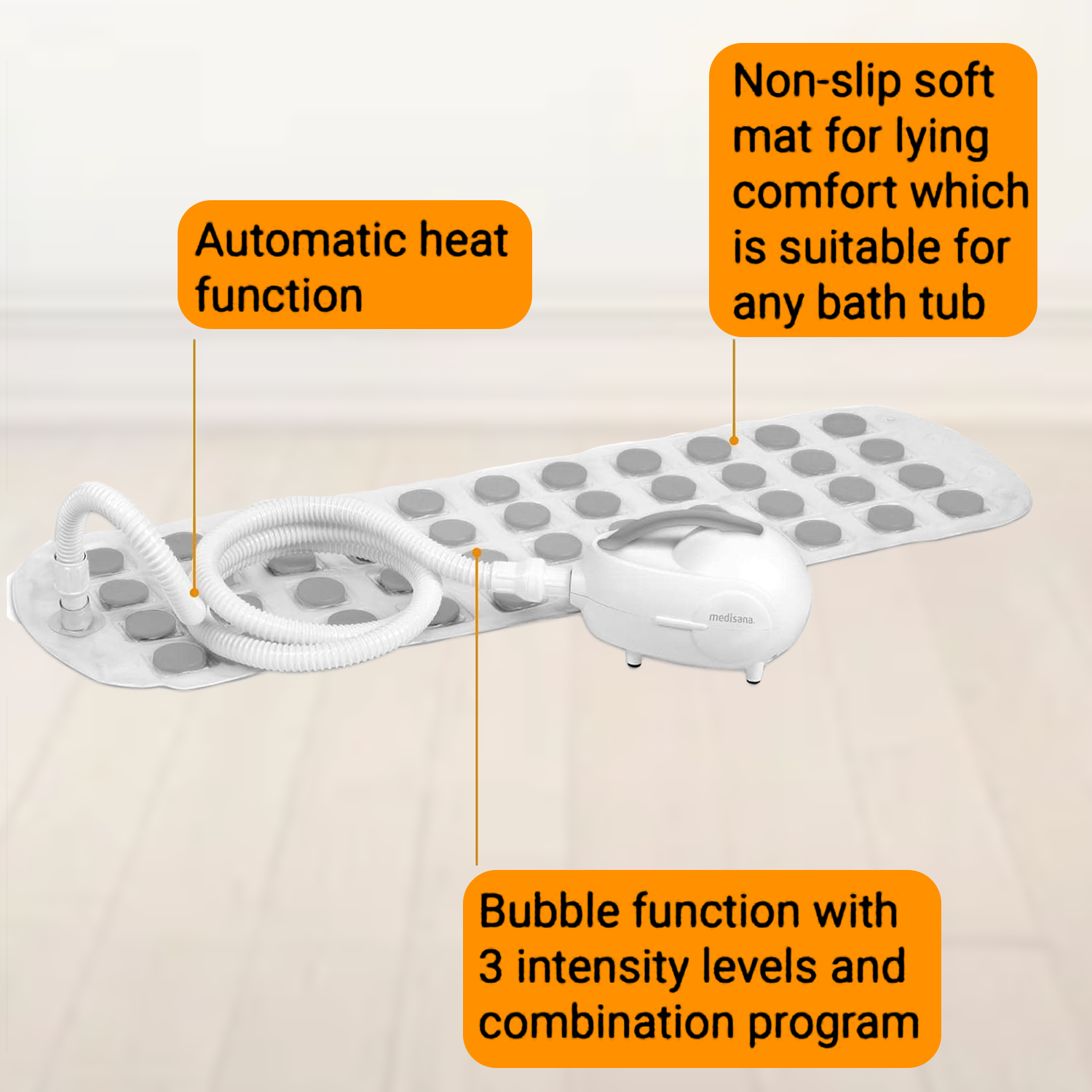 Télécommande sans fil pour contrôler le tapis de bain