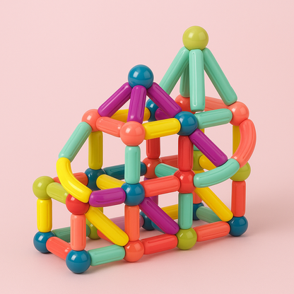 Ensemble complet de bâtons prêts pour le jeu créatif