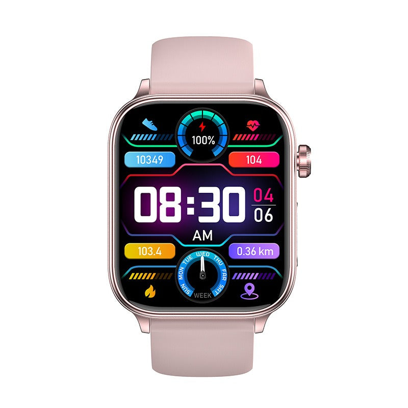 Vue rapprochée du moniteur de fréquence cardiaque sur la montre