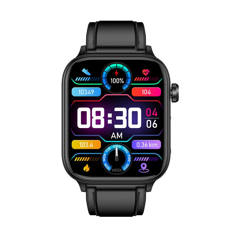 Écran de la montre montrant le suivi de la glycémie