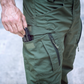 Pantalon tactique avec poches multiples, vue de côté