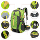 Détail des matériaux imperméables du sac à dos