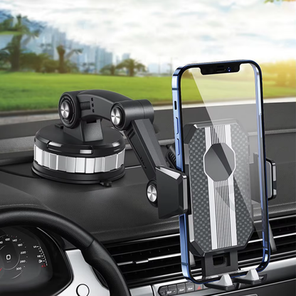 Support rotatif à 360°, smartphone fixé en position