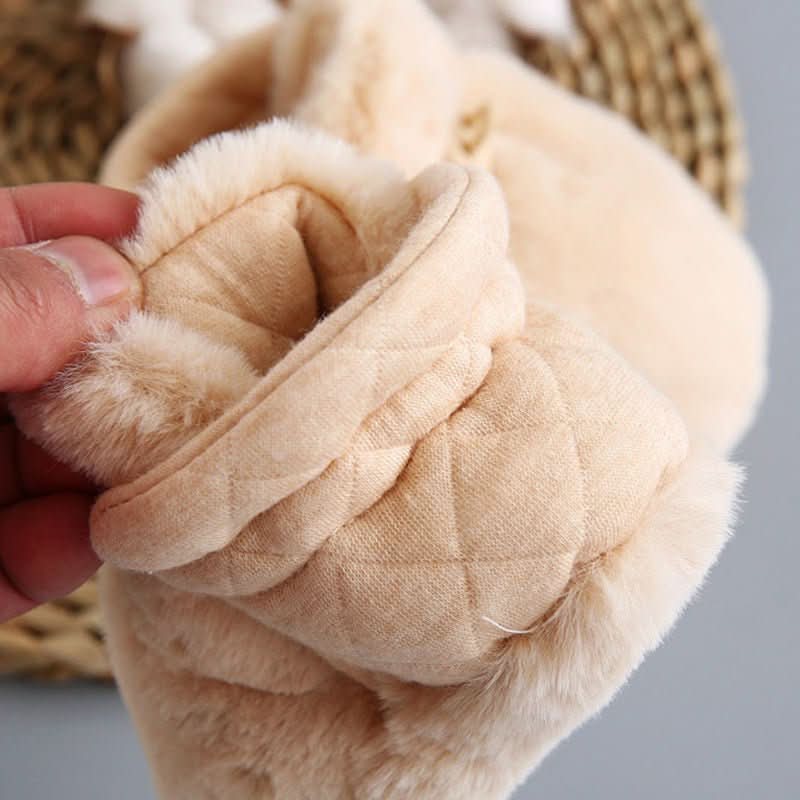 Chaussons bébé en coton doux avec semelle antidérapante