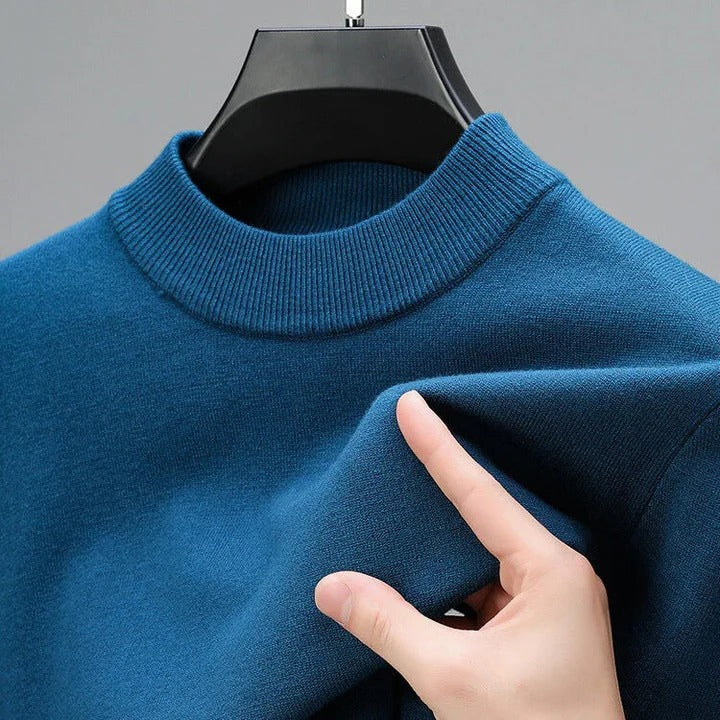 Gros plan sur la texture douce du pull cachemire