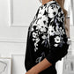 Sweatshirt imprimé avec demi-zip et col pour l'automne
