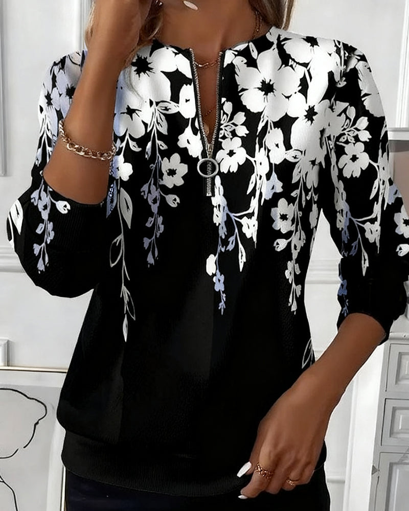 Vue de face du sweatshirt décontracté en coton doux