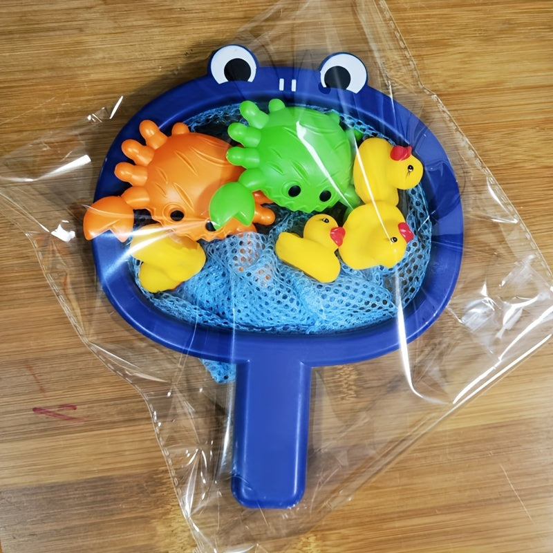Ensemble de pêche pour enfants avec filet et animaux flottants